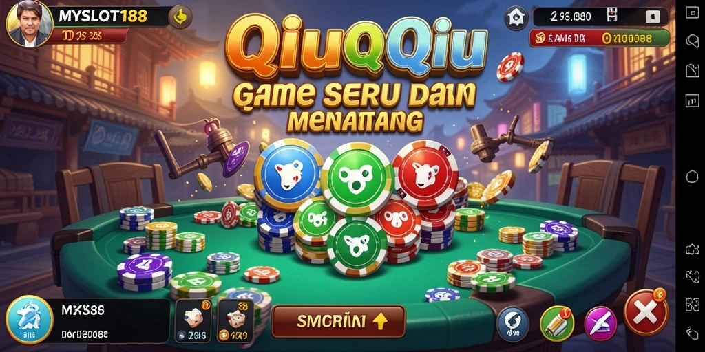 Gameplay seru QiuQiu di MYSLOT188.
