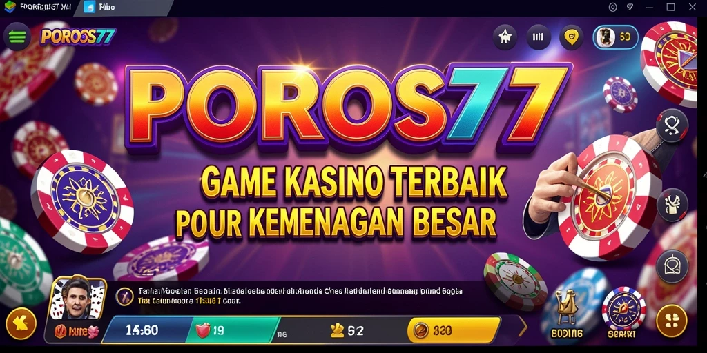 Screenshot gameplay POROS77 menampilkan suasana Kasino yang mendebarkan.