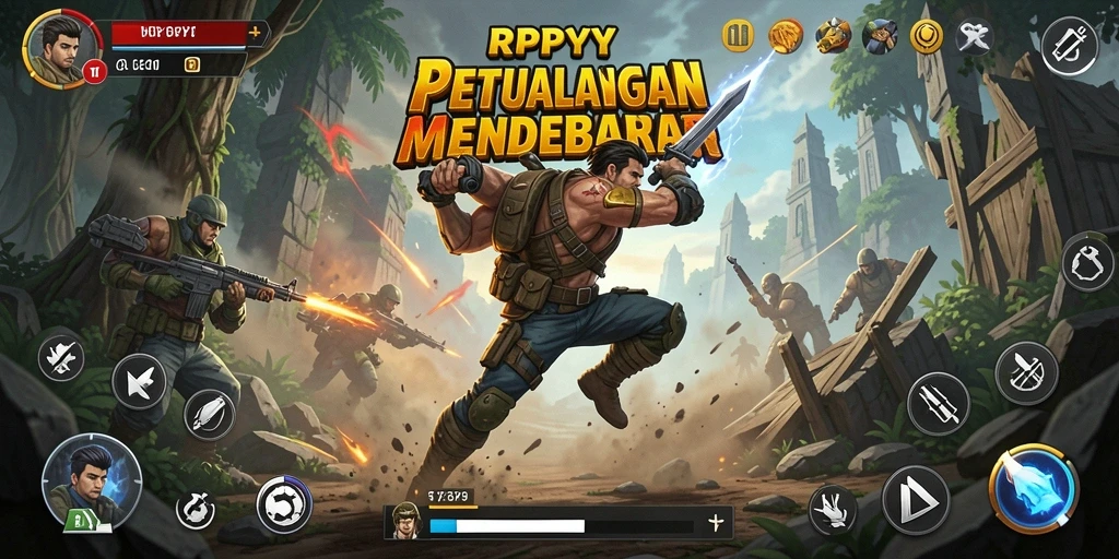 Tampilan gameplay RPYYY yang mendebarkan dengan aksi yang intens.
