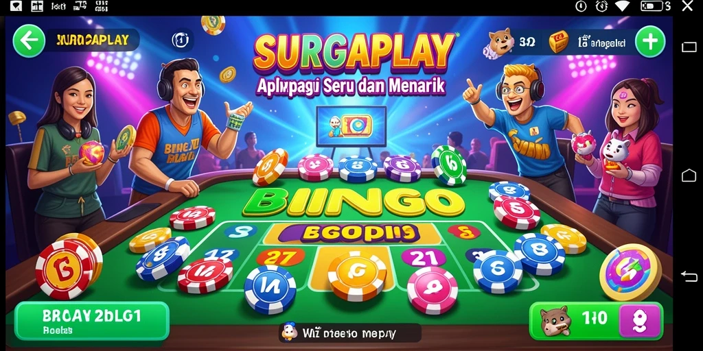 Tampilan gameplay Bingo yang seru dan interaktif di SURGAPLAY.
