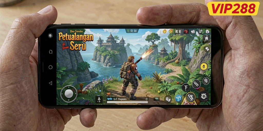 Tampilan gameplay Open World yang épik dan mendetail.